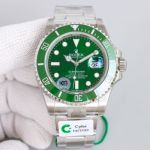 C Factory 1:1 Swiss Rolex Green Submariner 3235 New 41mm Watch & 72 Power Reserve